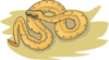 Snake In Sand Clip Art